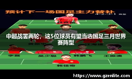 中超战罢两轮，这5位球员有望当选国足三月世界赛阵型
